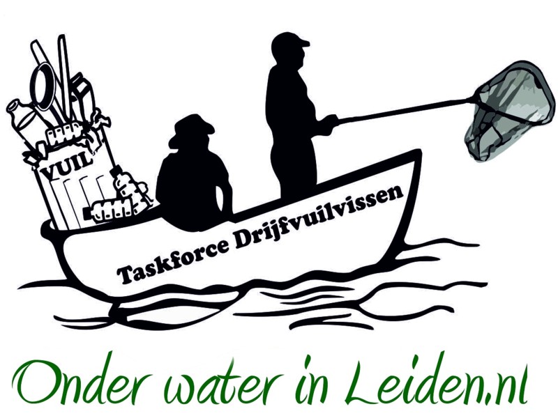 taskforce drijfvuilvissen onder water in leiden