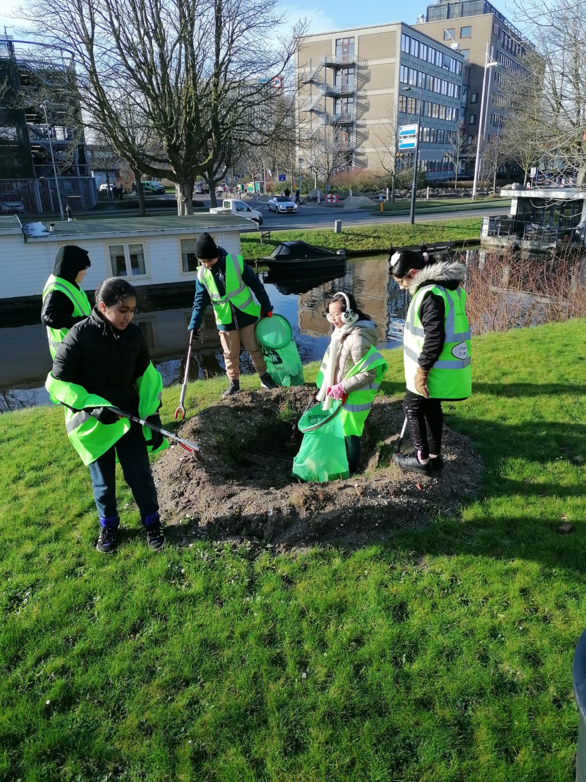 winterschool JES Rijnland bij Museum van Volkenkunde met Onder water in Leiden
